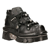 NEW ROCK -  M-215-S6 Black Techno Biker Boots